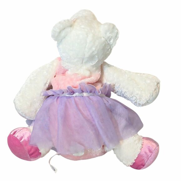 Vintage 2001 Mary Meyer Ballerina Floppy Bear Plush Stuffed Beanbag Toy 15" - Picture 5 of 7